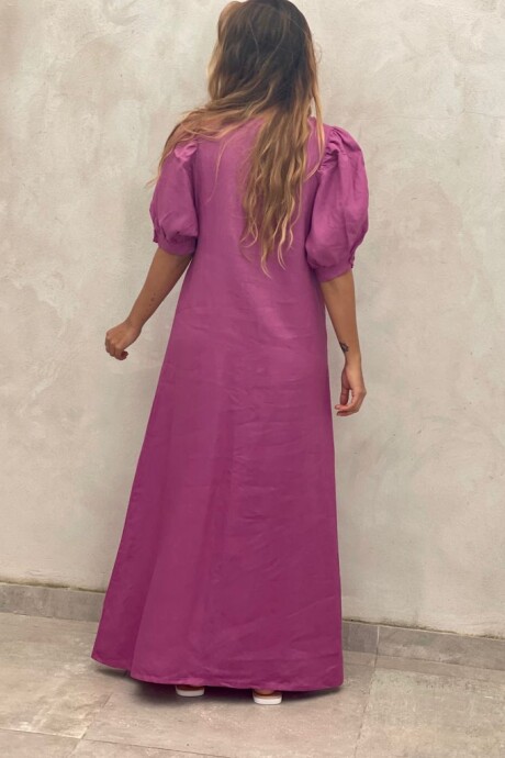 VESTIDO CALA FUCSIA