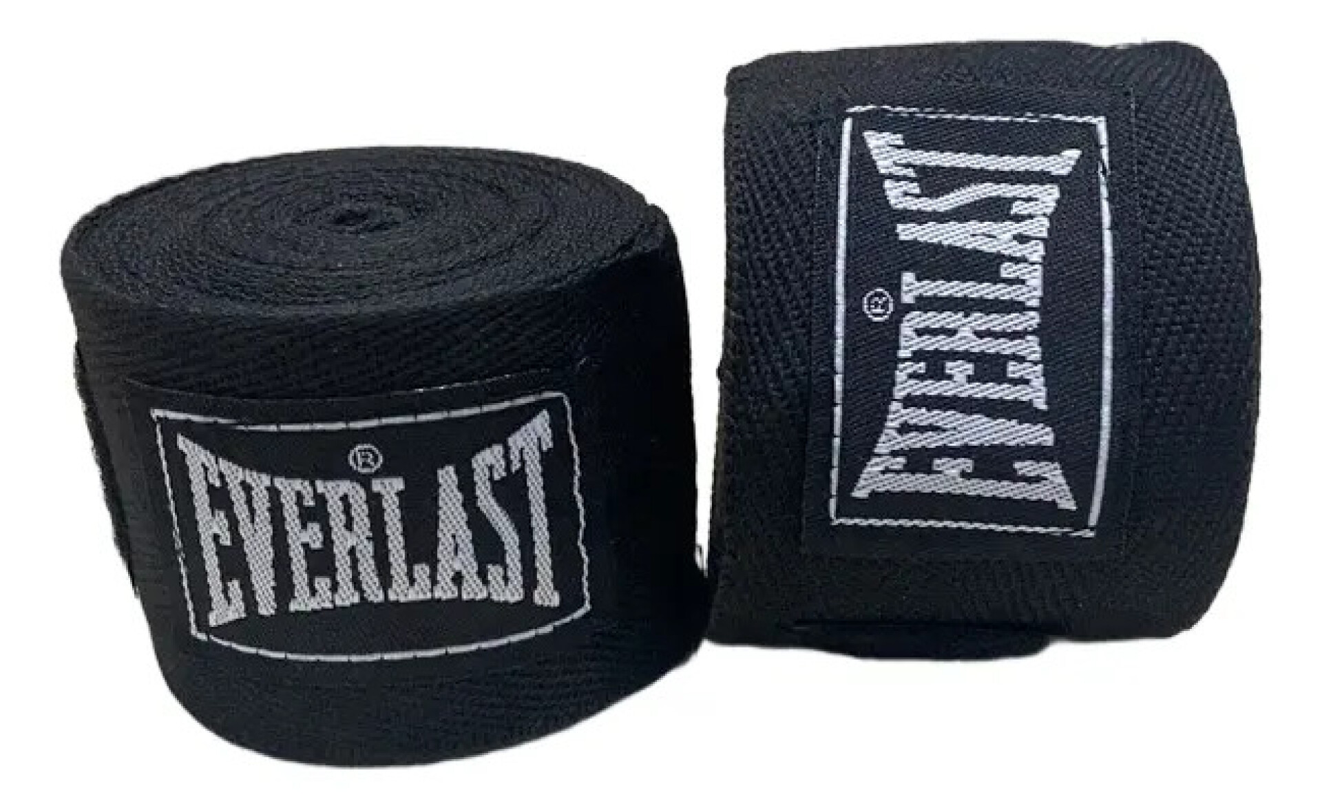PAR DE VENDAS BOXEO MMA EVERLAST 5MT X 5CM COLOR NEGRO 