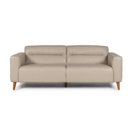 Sofá Bonner - Cuero Básico - 3 cuerpos 519 (Beige)