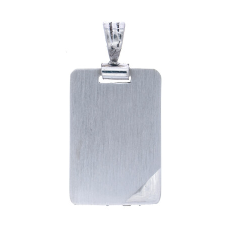 Medalla lisa de plata 925 para grabar Medalla lisa de plata 925 para grabar