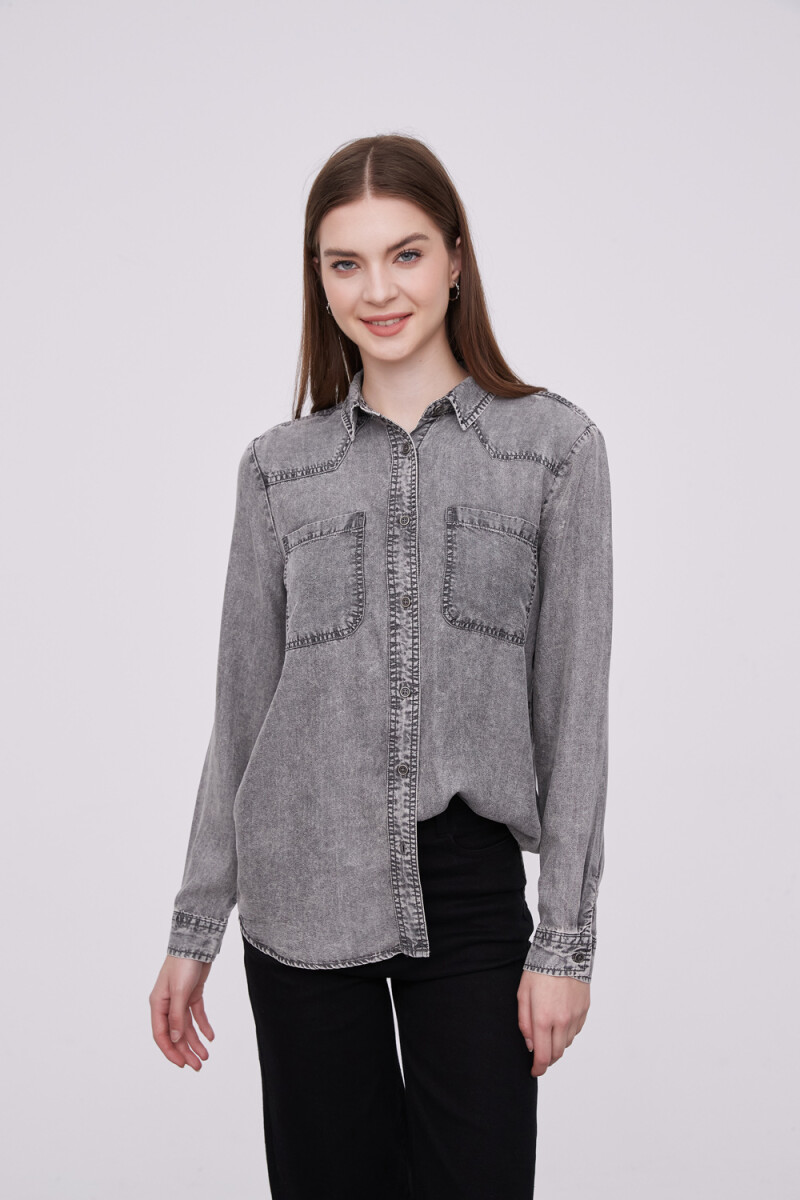 Camisa Linds - Gris Medio 