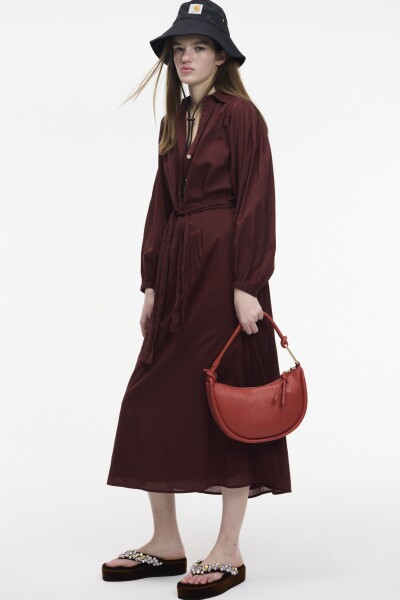 VESTIDO ROMAO Marron