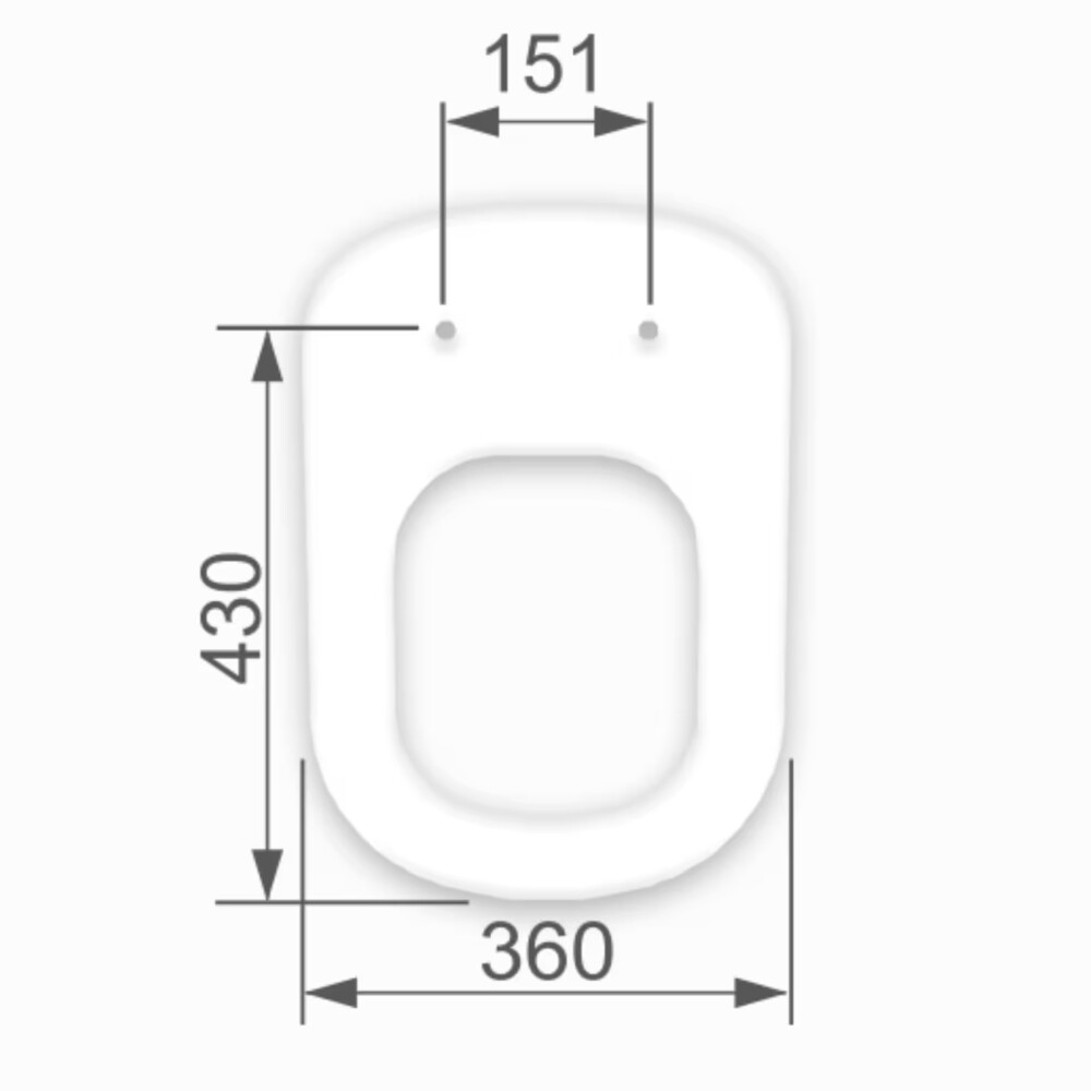 Tapa Resina slow close Astra Vogue Plus Blanca Tapa Resina Slow Close Astra Vogue Plus Blanca