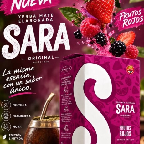 YERBA SARA FRUTOS ROJOS 1 KG YERBA SARA FRUTOS ROJOS 1 KG