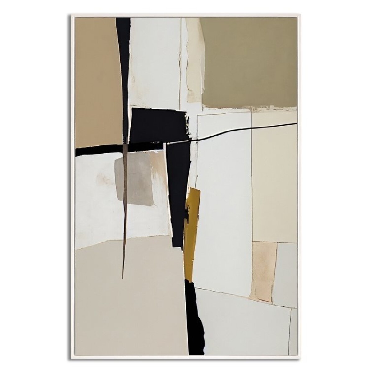 CUADRO CANVAS 60x90cm MARCO FIGURAS ABSTRACTAS 1 