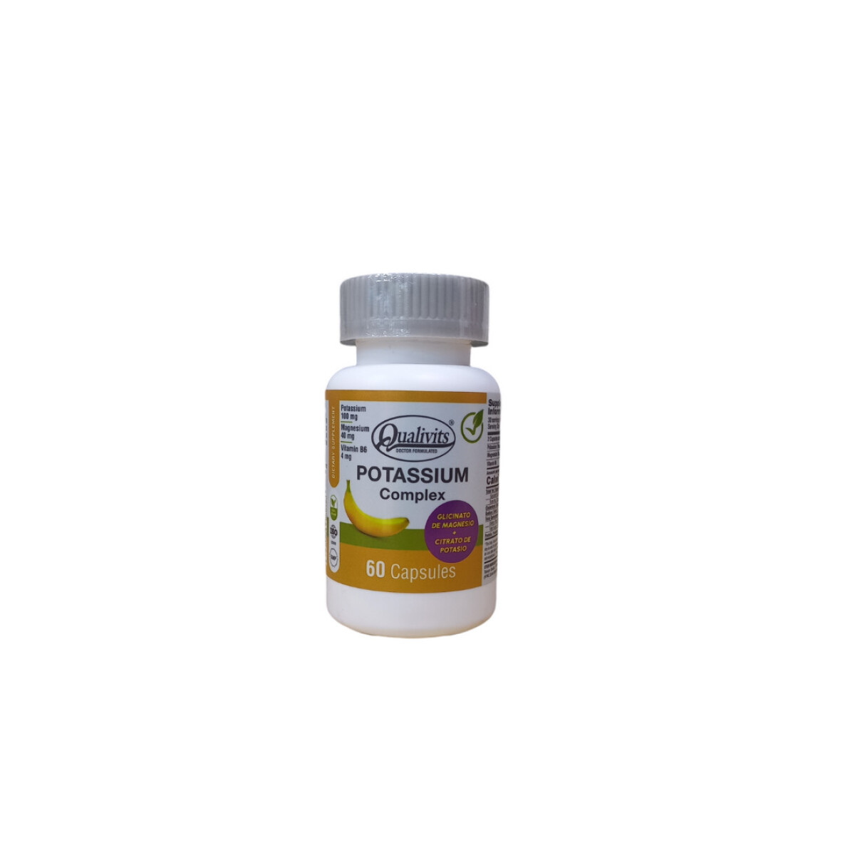 Suplemento Dietario Qualivits Potassium Complex 60U 