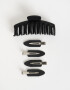 Accesorios Pelo Set por 5 Set De Accesorios De Pelo - Negro