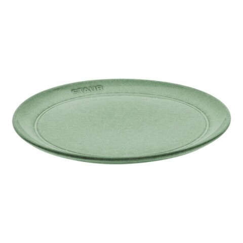 STAUB PLATO PLAYO CERAMICO VERDE SAGE STAUB PLATO PLAYO