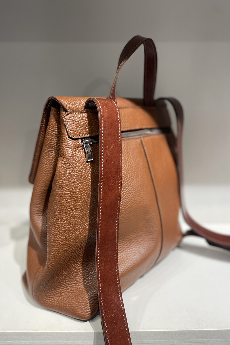 Mochila paula Cognac