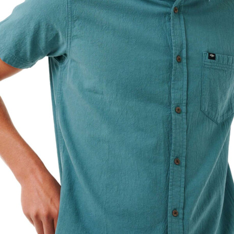 Camisa CLASSIC SURF WASHED S/S SHIRT Verde
