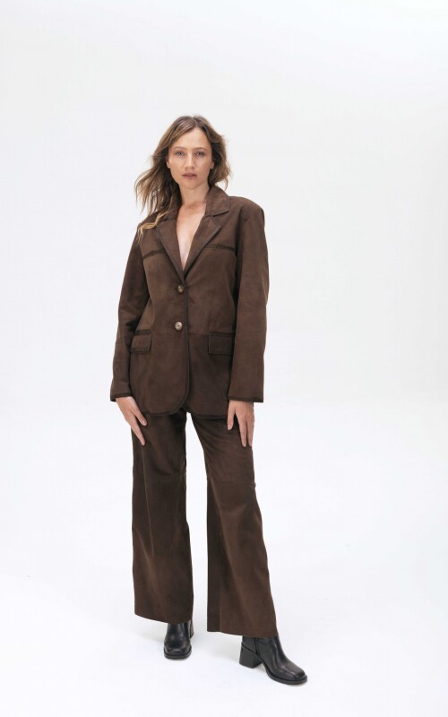 MIKI FW26 BLAZER MARRON