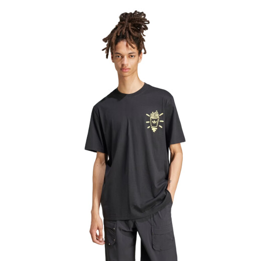 Remera Adidas Q12 Ts Street B - Negro Remera Adidas Q12 Ts Street B - Negro