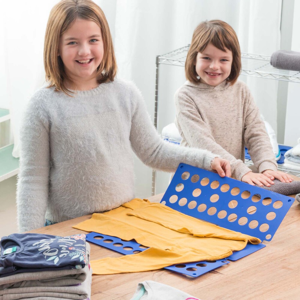 DOBLADOR DE ROPA INFANTIL POLIPROPILENO AZUL INNOVAGOODS