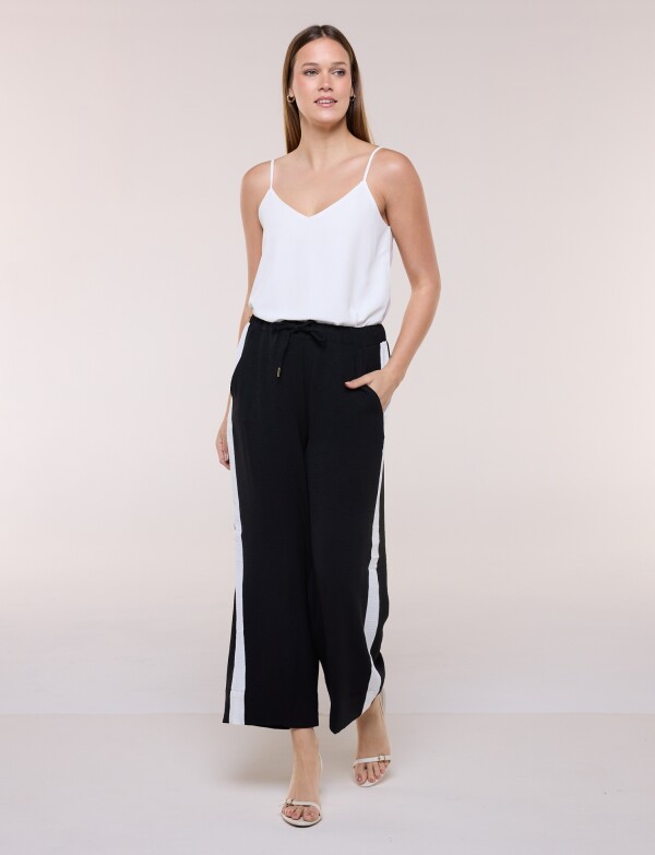 Pantalón Cordel NEGRO/BLANCO