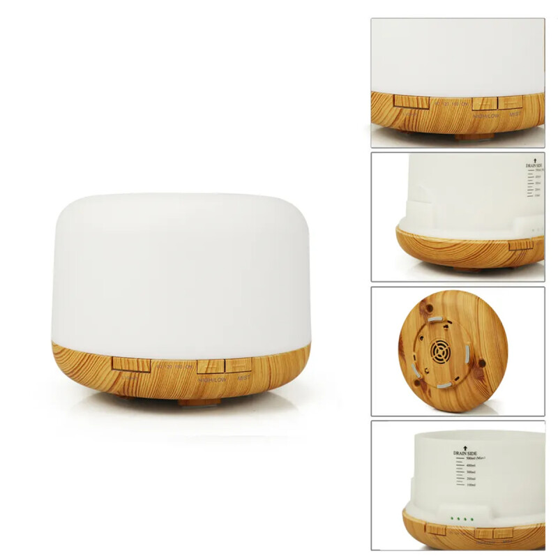 Aromatizador humidificador con luz led BLANCO