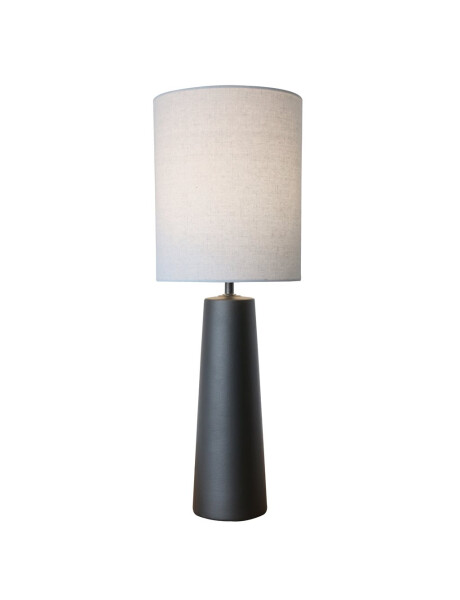 LAMPARA DE MESA CERAMICA D24x69CM NEGRO/BLANCO LAMPARA DE MESA CERAMICA D24x69CM NEGRO/BLANCO