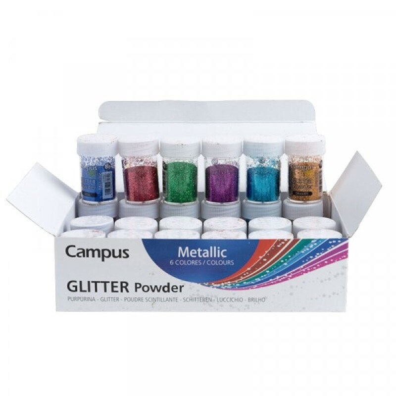 Brillantina En Polvo Campus University Rojo Metálico Frasco De 8 G #BRILLANTINA EN POLVO CAMPUS UNIVERSITY ROJO METÁLICO FRASCO DE 8 G