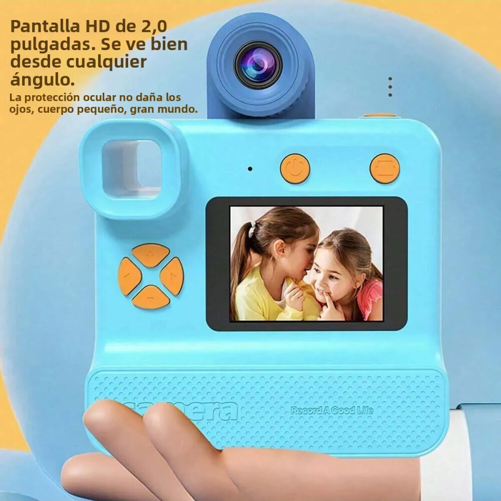 Cámara infantil con impresión instantánea Amarillo