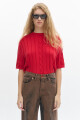 Knit T-shirt Jody Rojo