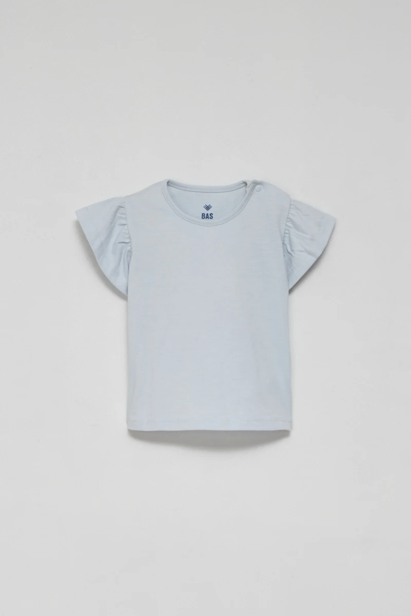 Remera volados Celeste