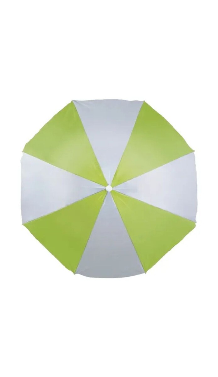 SOMBRILLA MOR VERDE/BLANCO 1.80 MTS 