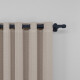Barrote cortina de metal 1,5 m + 2 Soportes GRIS OSCURO