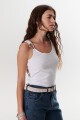 MUSCULOSA METAL BLANCO