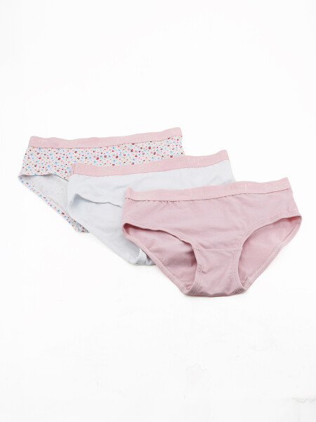 BOMBACHA PACK X 3 ROSADO