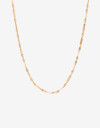Collares Cortos Metal Collar Cadena Torzada - Dorado