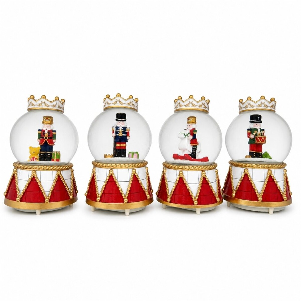 BOLA DE NIEVE MUSICAL D8.5x13.5CM SURTIDO 