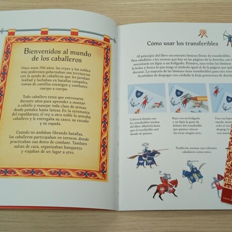 CABALLEROS. MI PEQUEÑO LIBRO DE TRANSFERIBLES CABALLEROS. MI PEQUEÑO LIBRO DE TRANSFERIBLES