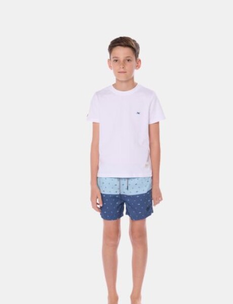 SHORT DE BAÑO ESTAMPADO Verde