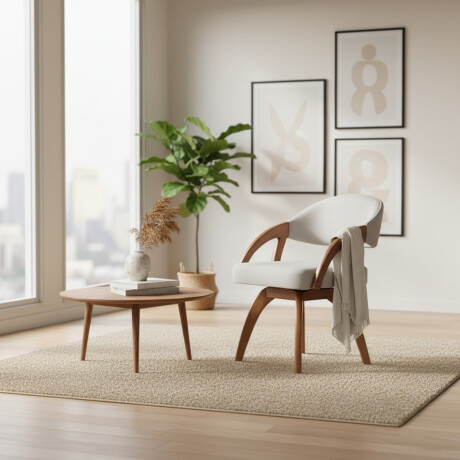 Silla Marjorie - Tela Rústica 557 (Beige)