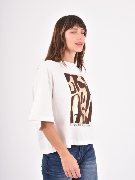 REMERA CORI OFF WHITE
