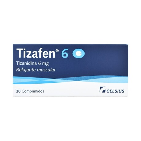 Tizafen 6 mg 20 Comprimidos Tizafen 6 mg 20 Comprimidos