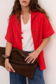 SOBRECAMISA LINO ALAMAR ROJO