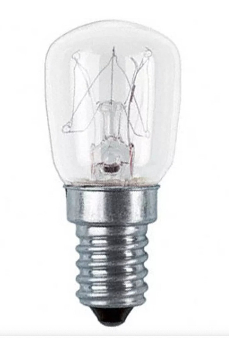 Lampara E14 Para Horno, Heladera, Lampara De Sal 15w - Gris 