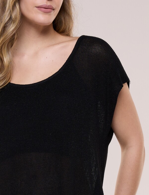 Blusa Lurex NEGRO