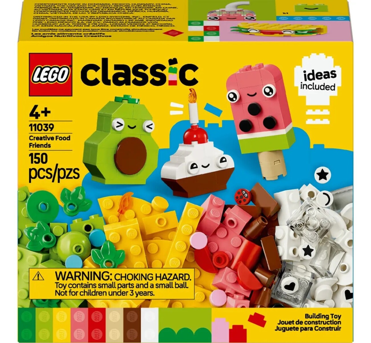 Lego Classic Amigos Nutritivos Creativos Juguete 11039 150 Lego Classic 