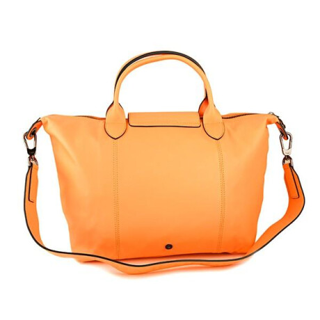 Longchamp -Cartera de cuero plegable, Le pliage cuir Mostaza