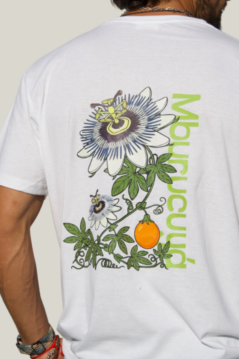 Camiseta Mburucuya Brixton Blanca