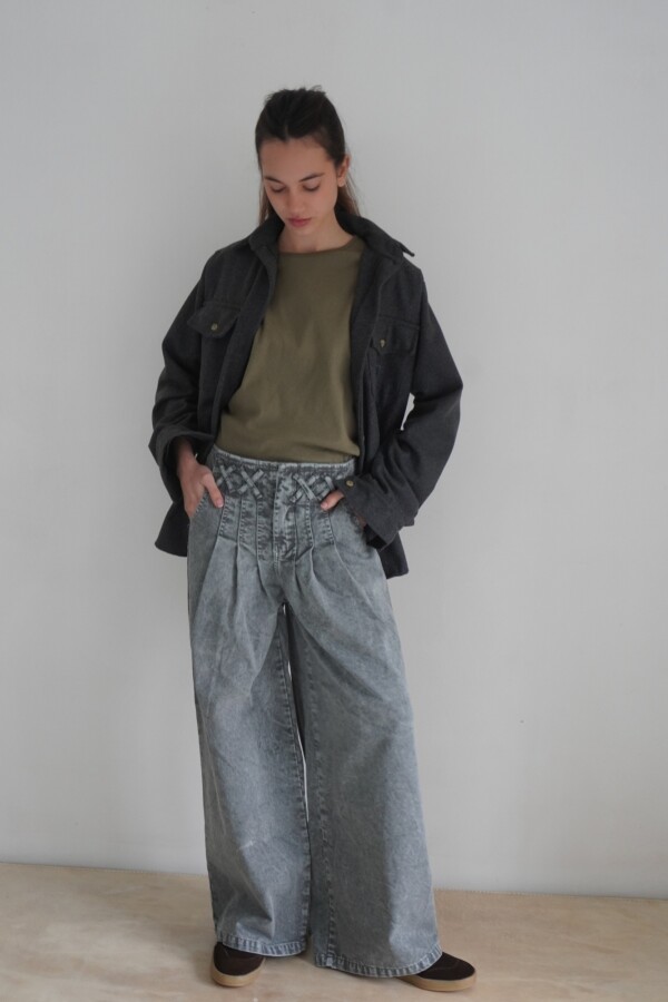 Cross Pants Vaquero Gris