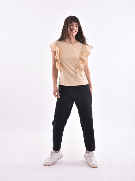 REMERA DEBORA AMAR. PASTEL