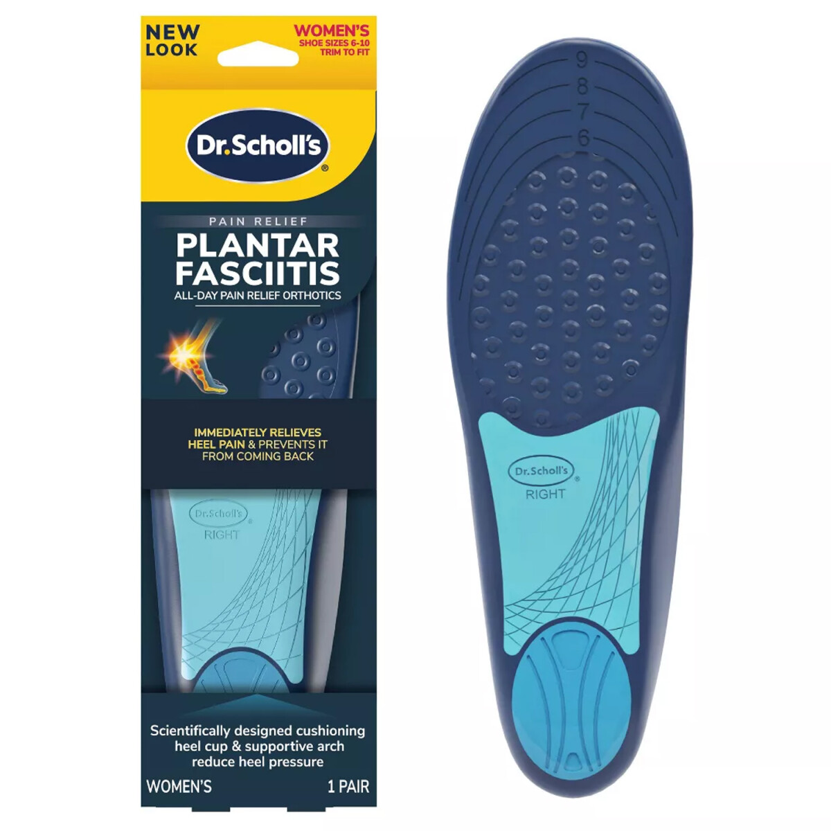 Plantillas Ortopédicas Dr. Scholl's Fascitis Plantar para Dama 