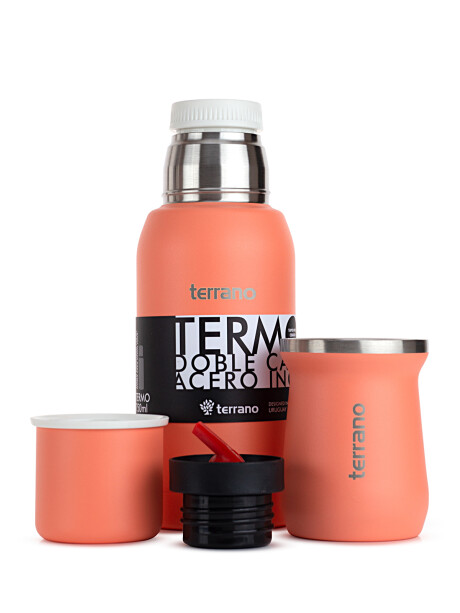 Set Acero 750ml + Mate Tradicional Coral