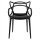 Silla Diseño Comedor Living Poliprop UV 150kg Karmen Negro