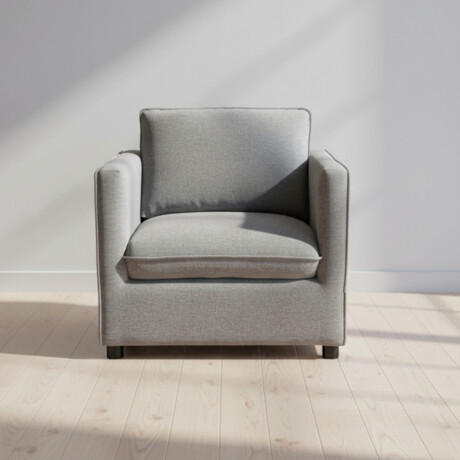 BUTACA TELA GRIS AMSTERDAM