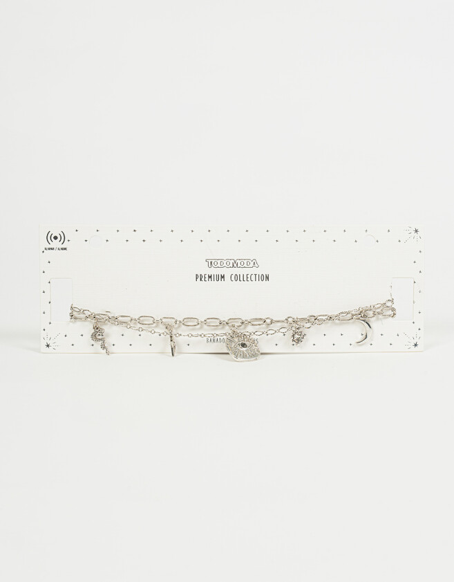 Chokers Bañada en Plata Chokers Set Bañado En Plata - Plateado