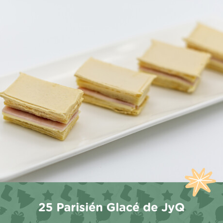 Cajita de 25 Parisien Glace con Jamón y Queso 000