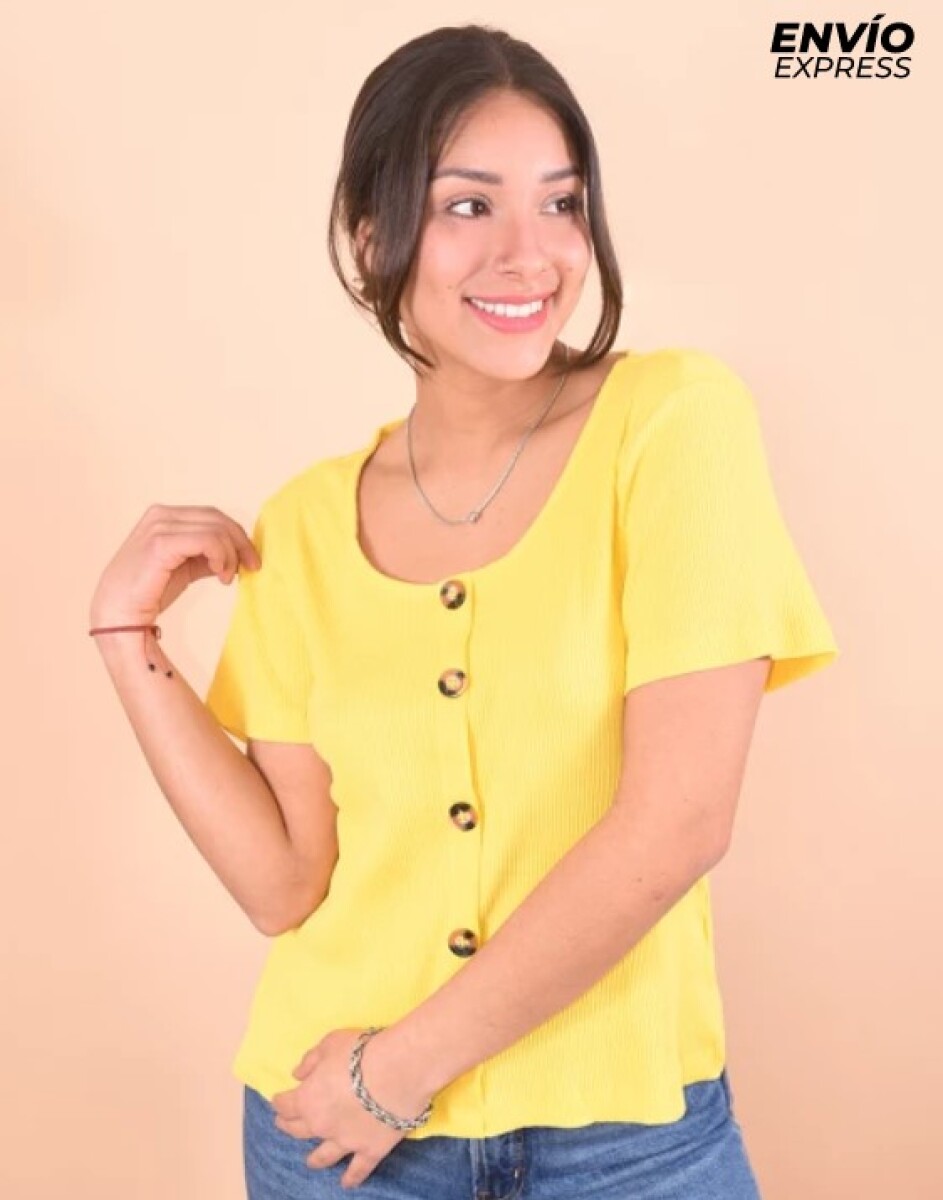 Remera Abril - Amarilla 